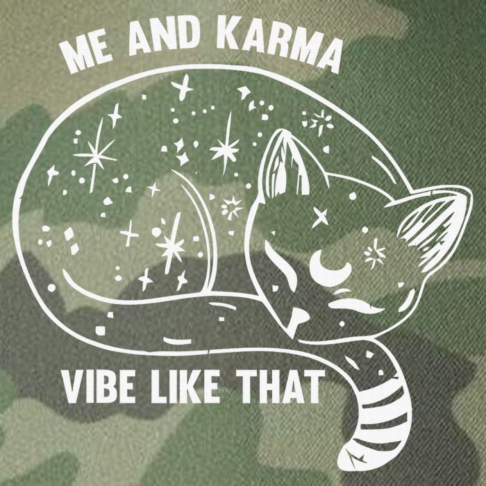 Me and Karma vibe like that Legacy Tie Dye Trucker Hat