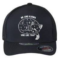 Me and Karma vibe like that Flexfit Unipanel Trucker Cap