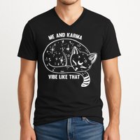 Me and Karma vibe like that V-Neck T-Shirt