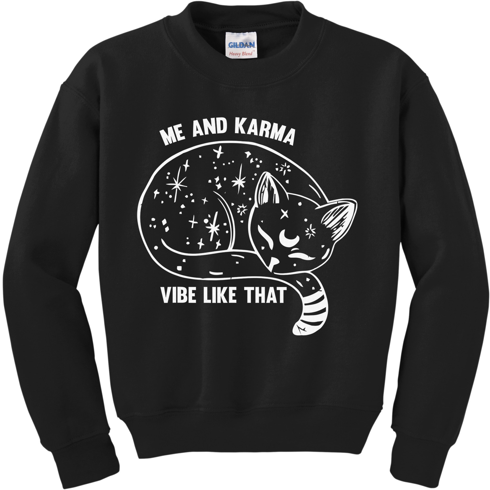 Me and Karma vibe like that Kids Sweatshirt