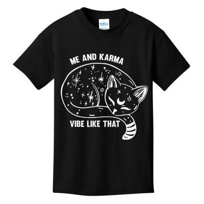 Me and Karma vibe like that Kids T-Shirt