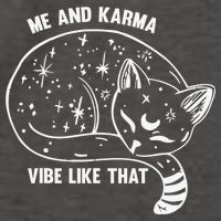 Me and Karma vibe like that Vector Backpack