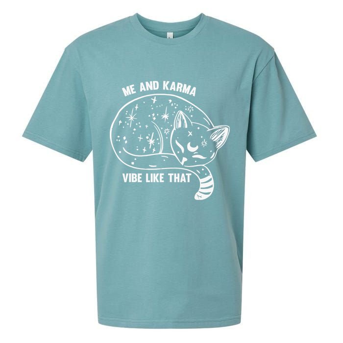 Me and Karma vibe like that Sueded Cloud Jersey T-Shirt