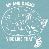 Me and Karma vibe like that Sueded Cloud Jersey T-Shirt