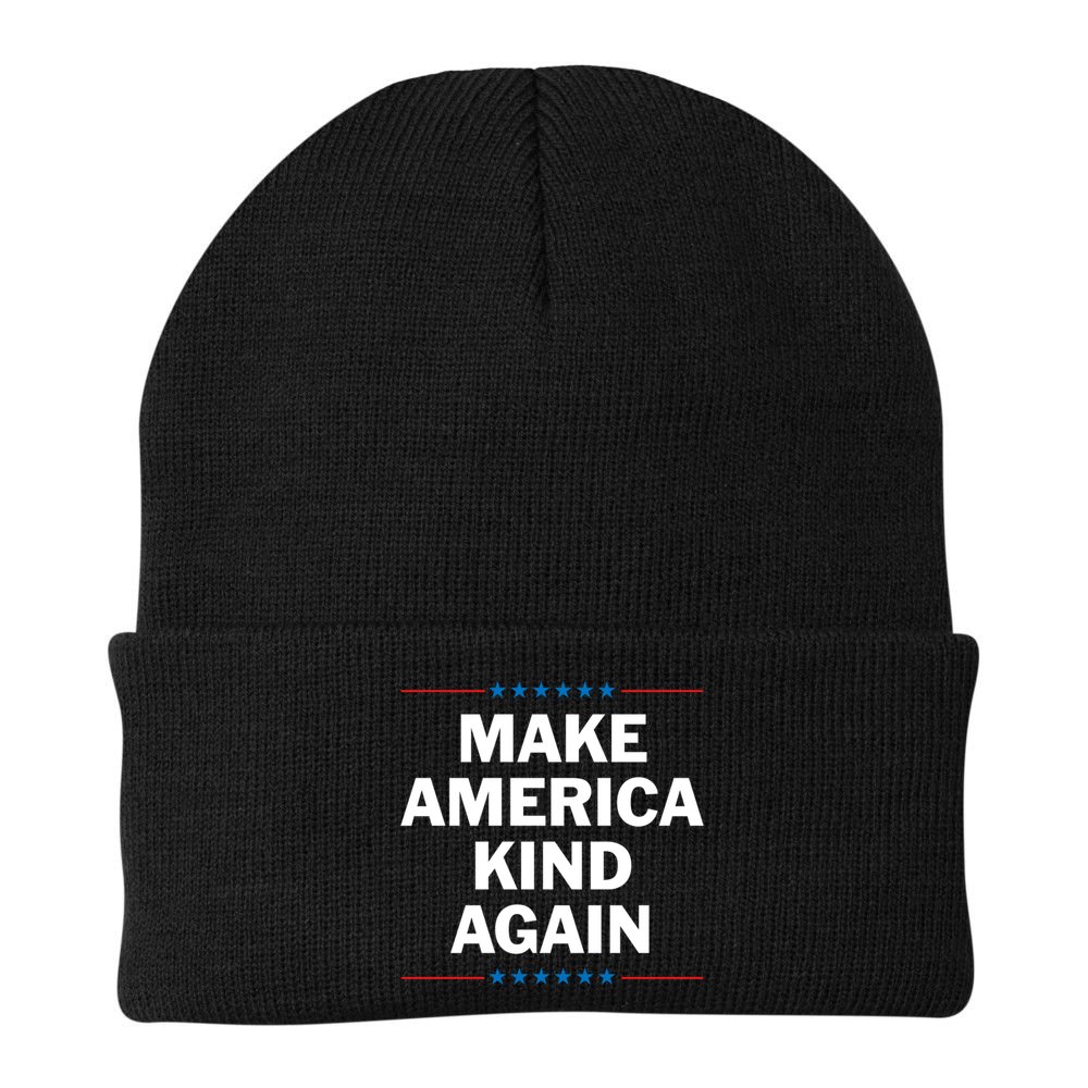 Make America Kind Again Funny Gift Beanie