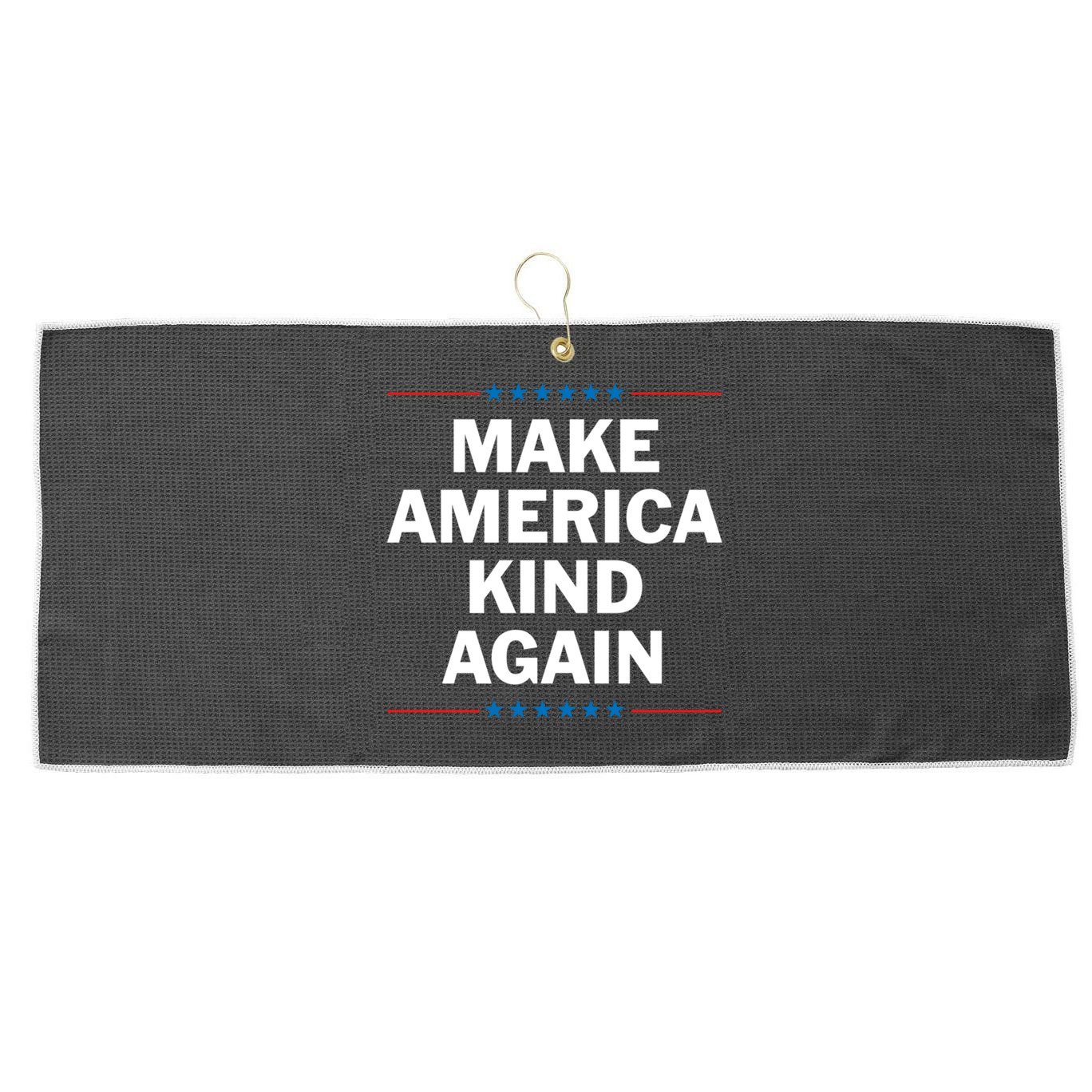 Make America Kind Again Funny Gift Large Microfiber Waffle Golf Towel