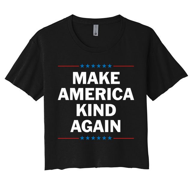 Make America Kind Again Funny Gift Crop Top
