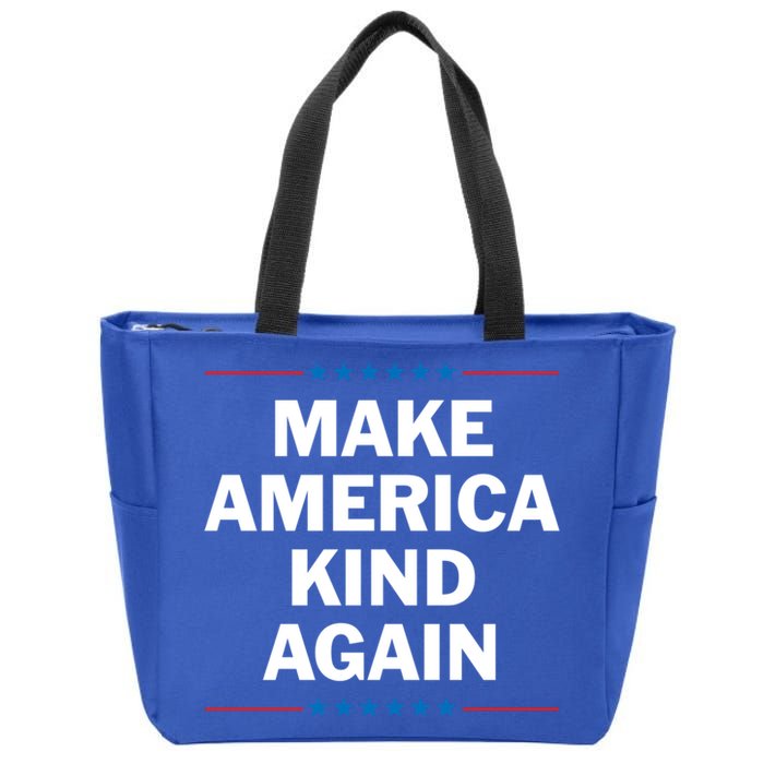 Make America Kind Again Funny Gift Zip Tote Bag