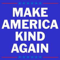Make America Kind Again Funny Gift Zip Tote Bag