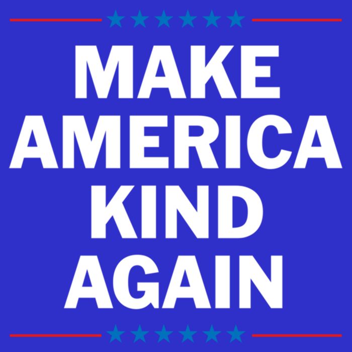 Make America Kind Again Funny Gift Zip Tote Bag