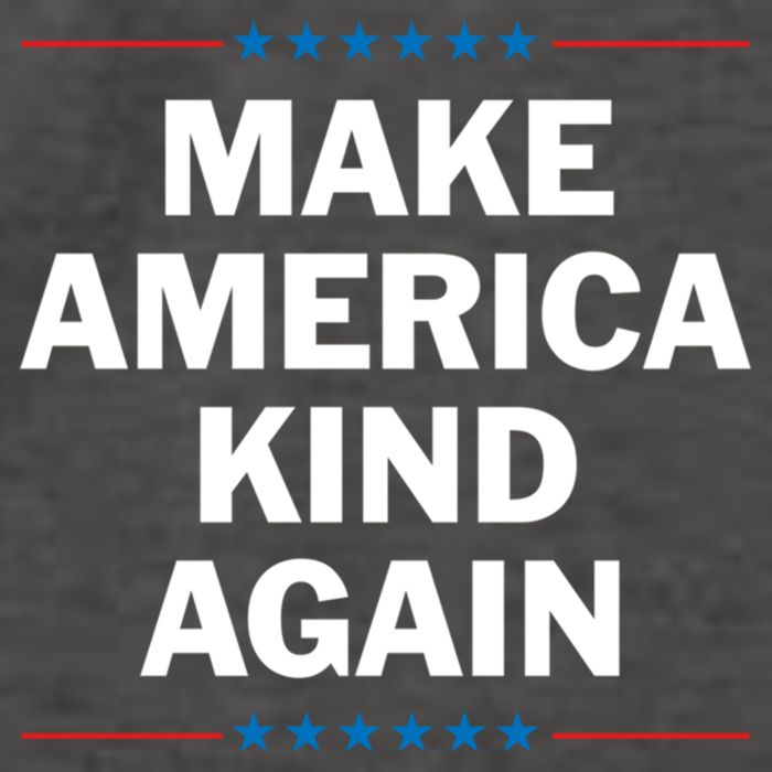 Make America Kind Again Funny Gift Vector Backpack
