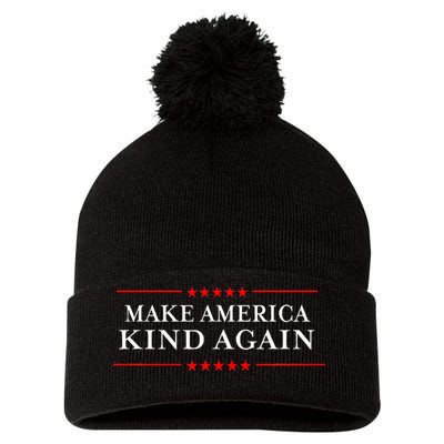 Make America Kind Again T Choose Anti Trump Pom Pom 12in Knit Beanie