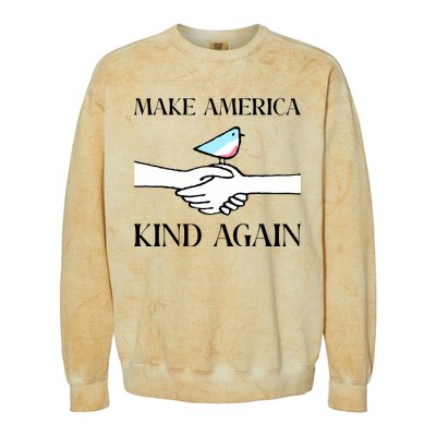 Make America Kind Again Colorblast Crewneck Sweatshirt