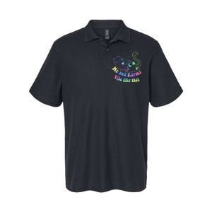 Me And Karma Vibe Like That Lazy Cat Lover Design Softstyle Adult Sport Polo