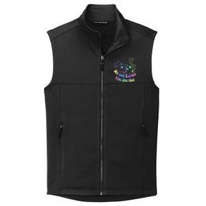 Me And Karma Vibe Like That Lazy Cat Lover Design Collective Smooth Fleece Vest