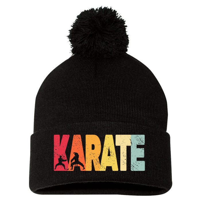 Martial Arts Karate Pom Pom 12in Knit Beanie