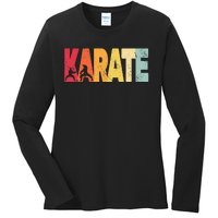 Martial Arts Karate Ladies Long Sleeve Shirt