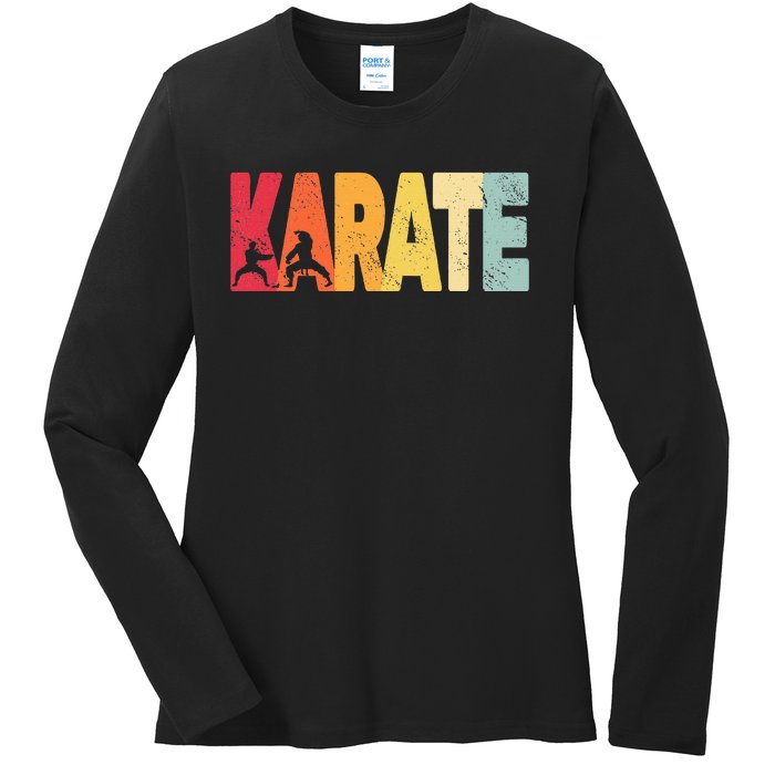 Martial Arts Karate Ladies Long Sleeve Shirt