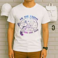 me and karma vibe like that karma is a cat purring in my lap T-Shirt