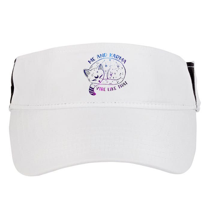 me and karma vibe like that karma is a cat purring in my lap Adult Drive Performance Visor