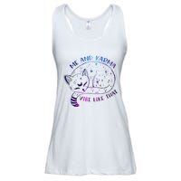 me and karma vibe like that karma is a cat purring in my lap Ladies Essential Flowy Tank