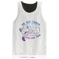 me and karma vibe like that karma is a cat purring in my lap Mesh Reversible Basketball Jersey Tank