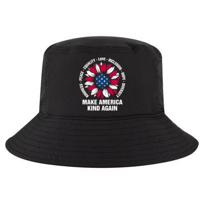 Make America Kind Again Sunflower Gift Cool Comfort Performance Bucket Hat