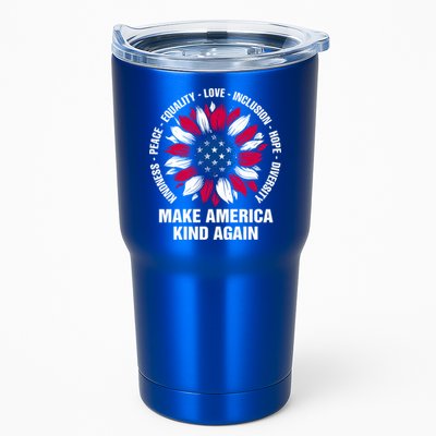 Make America Kind Again Sunflower Gift Tumbler