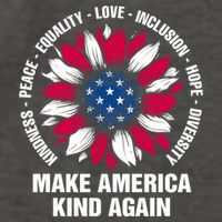 Make America Kind Again Sunflower Gift Vector Backpack