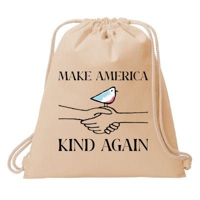 Make America Kind Again Drawstring Bag