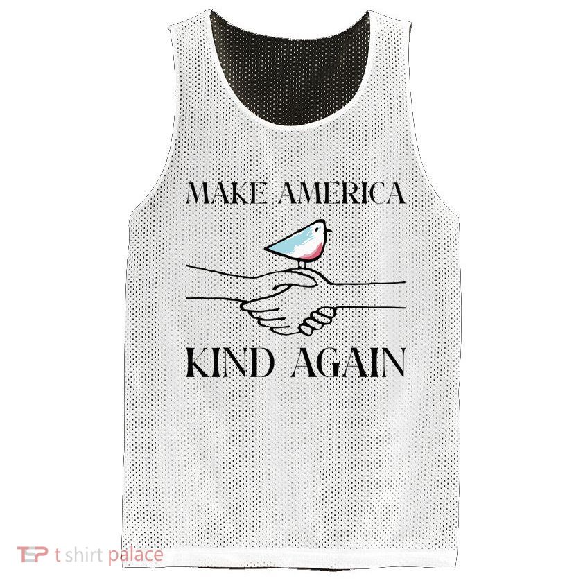 Make America Kind Again Mesh Reversible Basketball Jersey Tank