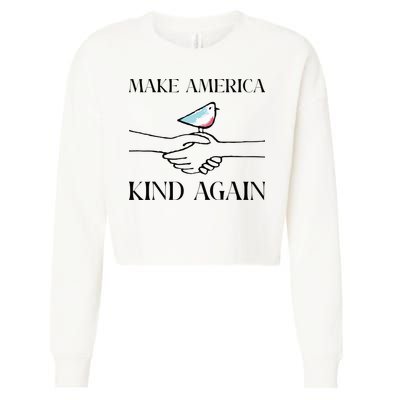 Make America Kind Again Cropped Pullover Crew