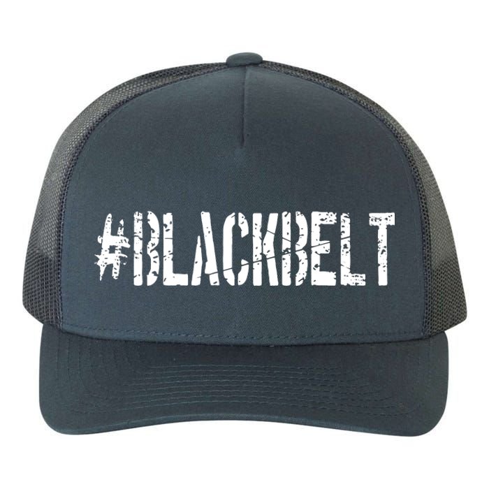 Martial Arts Karate Black Belt Yupoong Adult 5-Panel Trucker Hat