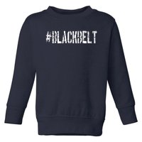 Martial Arts Karate Black Belt Toddler Sweatshirt