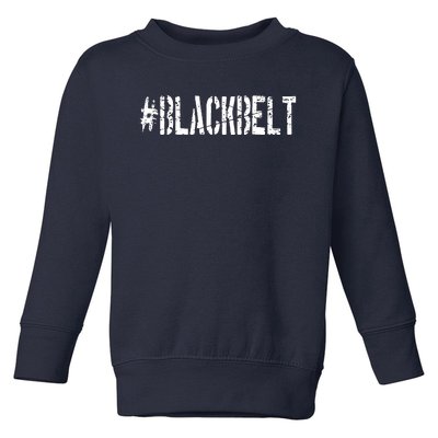 Martial Arts Karate Black Belt Toddler Sweatshirt