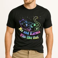 Me And Karma Vibe Like That Lazy Cat Lover Design Performance Shirt