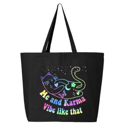 Me And Karma Vibe Like That Lazy Cat Lover Design 25L Jumbo Tote