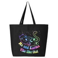 Me And Karma Vibe Like That Lazy Cat Lover Design 25L Jumbo Tote
