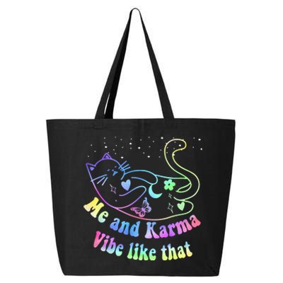 Me And Karma Vibe Like That Lazy Cat Lover Design 25L Jumbo Tote