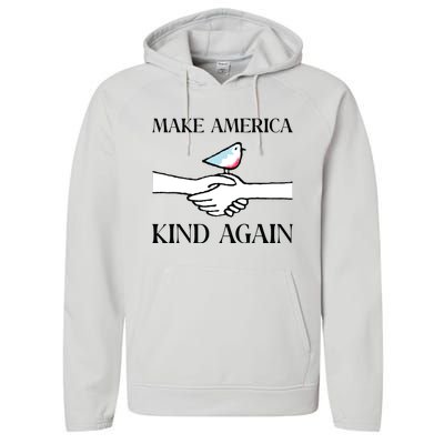 Make America Kind Again Performance Fleece Hoodie