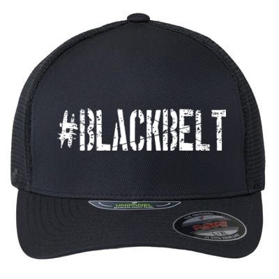 Martial Arts Karate Black Belt Flexfit Unipanel Trucker Cap