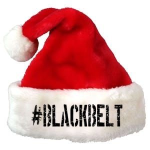 Martial Arts Karate Black Belt Premium Christmas Santa Hat