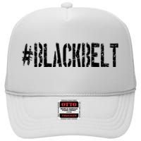 Martial Arts Karate Black Belt High Crown Mesh Back Trucker Hat