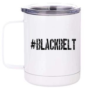 Martial Arts Karate Black Belt 12 oz Stainless Steel Tumbler Cup