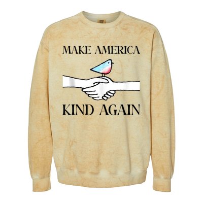 Make America Kind Again Colorblast Crewneck Sweatshirt