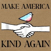 Make America Kind Again Cotton Canvas Backpack