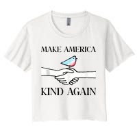 Make America Kind Again Women's Crop Top Tee