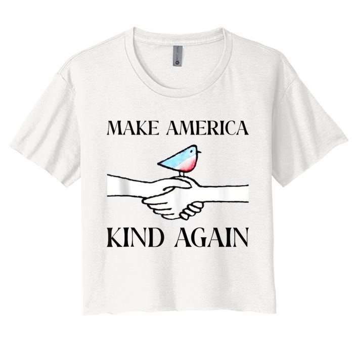 Make America Kind Again Women's Crop Top Tee