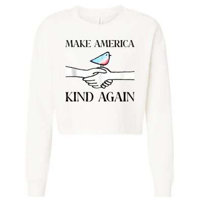 Make America Kind Again Cropped Pullover Crew