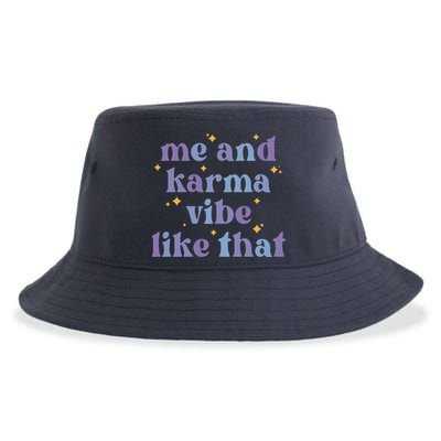 Me And Karma Cat Vibe Like That Sustainable Bucket Hat